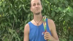 long Haired dude love juice Like crazy!