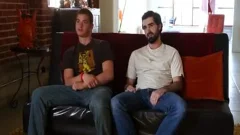 Gay rushes masturbating