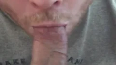 Worshiping Vegasdad's Veiny dick