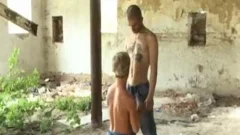 twink bangs ballsy boy