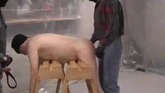 Masked guy banging White hairless.