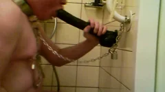 serf urinates On sextoy And Sucks sextoy Completely