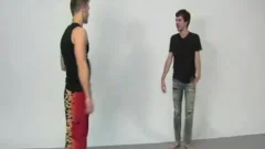 twink Uses toy To Loosen him Up