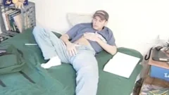 hawt college twink jerk on webcam