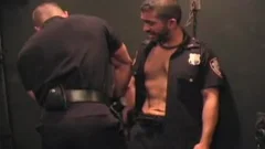 Leather,boot,cigar,cop,uniform