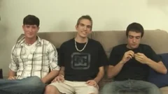 Straight Cowboys stroking together And Straight boyz