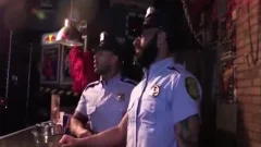 Double Cop pound Down bareback