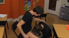 Jayden Takes The sperm flow On His Chest After A sleazy nail