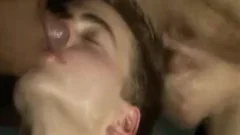 Steamy chap gets Interracial bunch sex