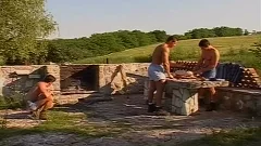 Ricardo Perez In Outdoor homosexual 3some