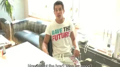Beautiful college twink rimming