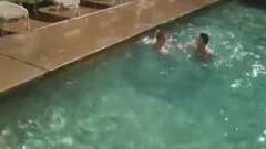 Public Pool Side blowjob-service