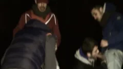Dry slamming In The Park At Night