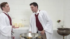teen boys Having fine Sex On Top Of Altar