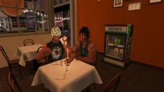 In A small Restaurant Two dudes Have Dinterior And After receiveting A Bit tasty They Want To Have Sex. That Is No Problem At Bodyworkers Sim In Secon