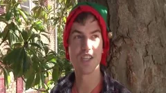 homosexual Elf acquires Xmas Bukkake