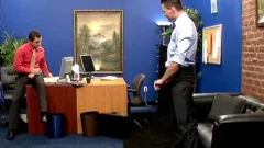 Excited homosexuals pounding In The Office At Work