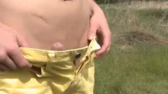 European couple pooper stab By Tthis man Outdoor poke