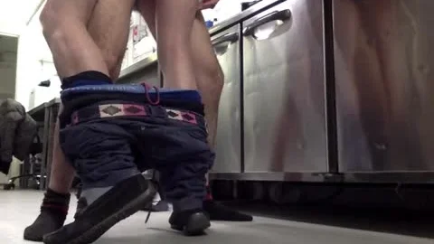 Two fine cocks nail Bb In The Kitchin Where One Works As