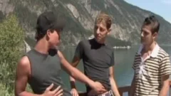 twink acquires banged In trio