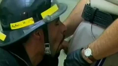 dirty Fireman And Police Officer bang On The bed