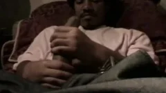 Thug Jacking Off His Monster Wood