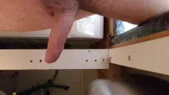 Washing The Dishes in nature's garb. Floppy Precum 10-Pounder Wobble