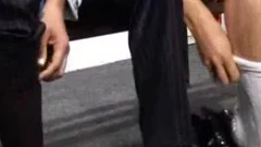Wearing suit helps with nailing