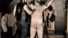 Retro gay Bear thrashing And bdsm