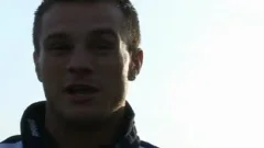 Here We watch A young pumped up man