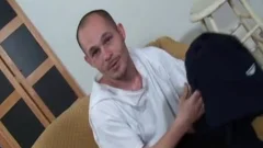 Tattooed caucasian desires masturbation