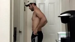 admirable Looking Gruff Fit boy Visits The Gloryhole