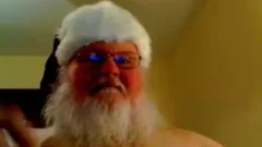grandpa stroke On web camera