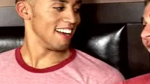 Tattooed Body Builder poundls his friend In from behind