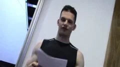 twink Uses pretty Flashlight whilst jerking off His humongous knob