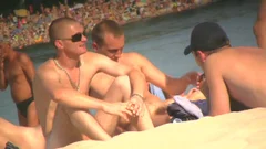 SPYING ON naked men AT THE NUDIST BEACH - VOL 1