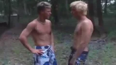 Nature twinks Dakota and Max Give into longing