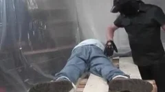Masked Fag Has Brown aperture Tunnel Destroyed