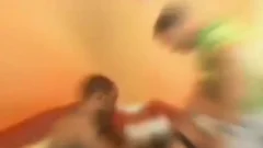 horny Interracial gay trio boning