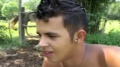 kinky Latino knobs suck And nail nasty Outdoor gay Sex