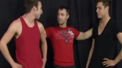 Three sleazy cocks boneing Hard