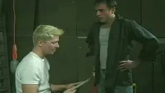 guy gets ramrod deep Up his booty Then gets spunk ssweet On him