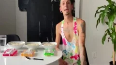 Charly Willingsky Is Doing The Spicy Ramen challenge And His Flatmate Has Finished The Milk This Morning -  StayHomeBro