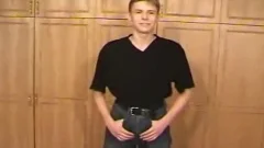 Pretty twink boy wanking