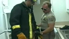 The Fireman Martin Petros fucks homosexual Cop John Nagel