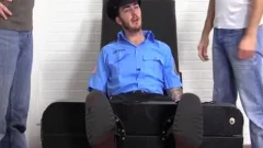 Officer Christian Wilde Tickled Hard