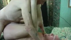 Two older males Making Love
