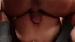 vehement plowing group-sex, double penetration, spooge In butthole