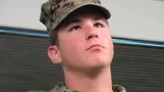 Recruit Smokes Cigs+rams Hard