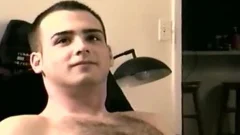 Hung Straight lad Casey Jacks Off